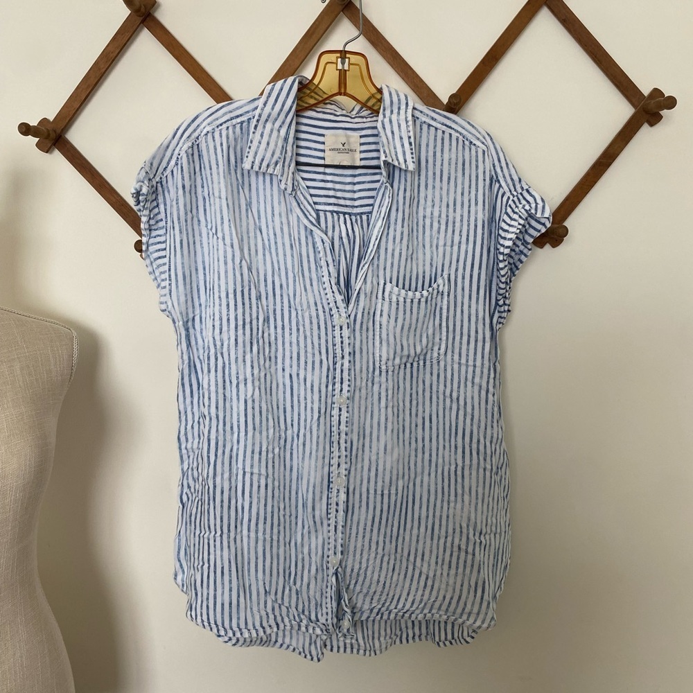 American Eagle | Striped Button Down - image 1